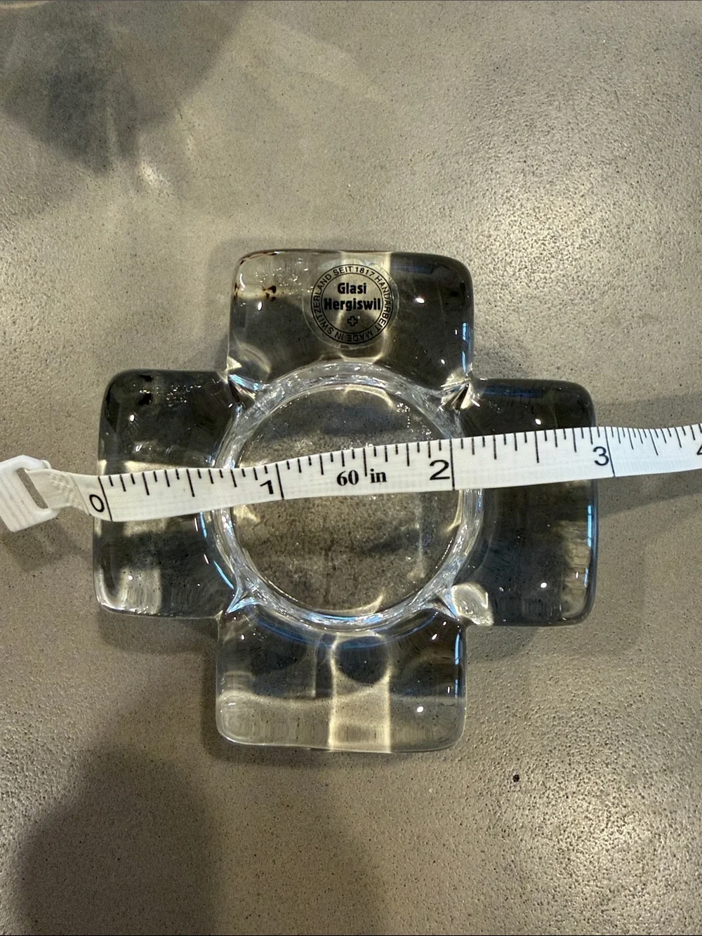 Glasi Hergiswell Vintage Glass Tealighy Candle Holders - Set of 2